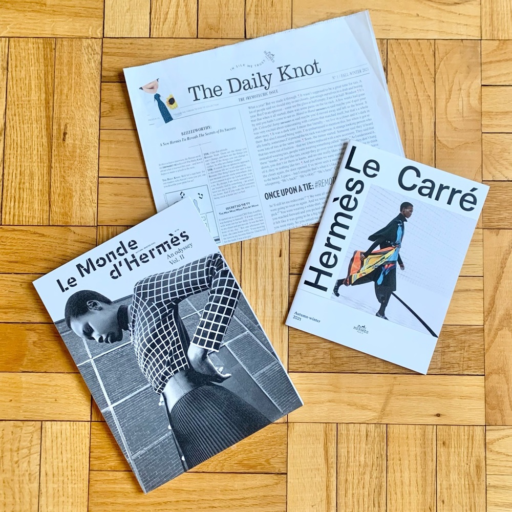NWOT Hermes magazine, catalog, & newspaper
